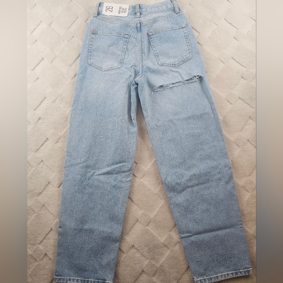 BDG High Rise Baggy Distressed Jeans Womens 26 Blue Denim - Picture 9 of 11